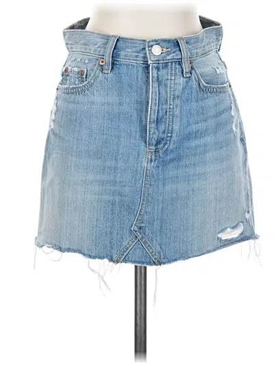 Pre-owned Daze Denim Skirt In Blue