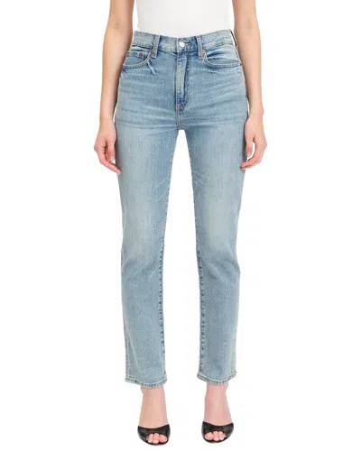Daze Denim Smarty Pants Wink High Rise Slim Straight Jean In Blue