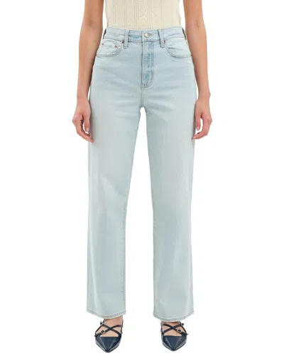 Daze Denim Sundaze Lost Love High Rise Vintage Straight Jean In Animal Print