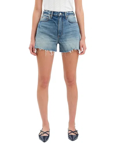 Daze Denim The Knockout Thrill Vintage High Rise A-line Short In Blue