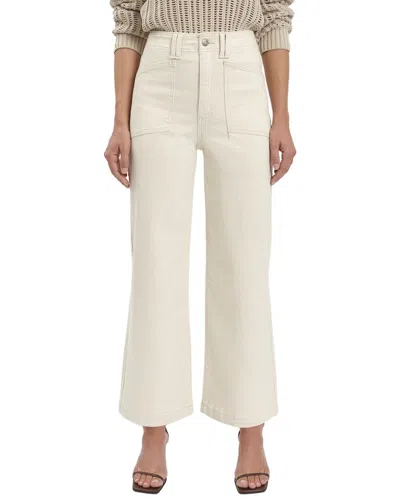 Daze Denim Valley Girl Raw Cut Wide Ankle Leg Jean In Neutral
