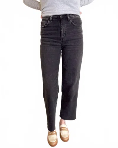 Daze Estelle Wide Leg Jeans In Grey In Blue