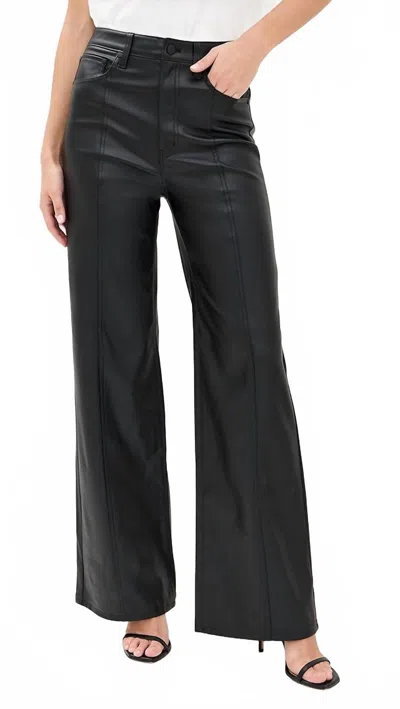 Daze Far Out Cinematic Leather Pants In Black
