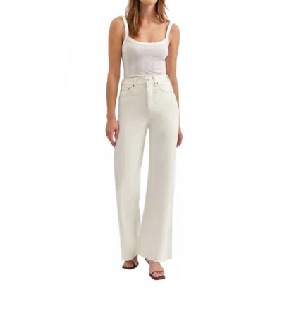DAZE FAR OUT HIGH RISE WIDE LEG IN CREAM