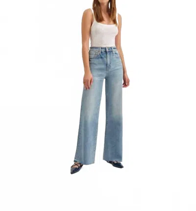 Daze Far Out High Rise Wide Leg In Fools Gold In Multi