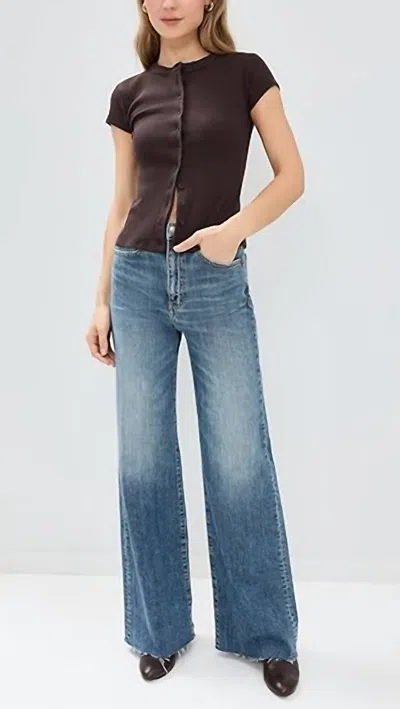 Daze Far Out High Rise Wide Leg Jeans In Stunner