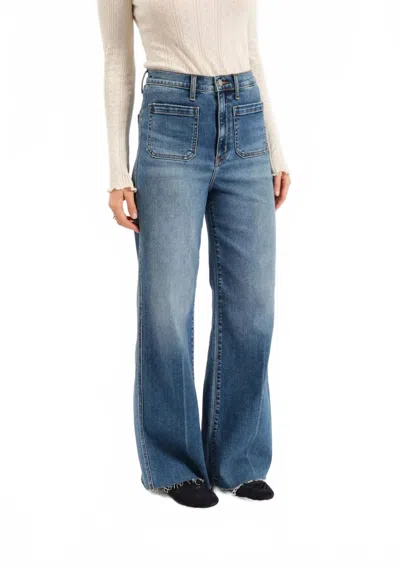 Daze Far Out High Rise With Fashion Pocket Jeans In Vintage City In Multi