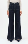 Daze Far Out High Waist Jeans In Blue