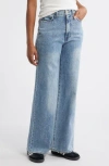 Daze Far Out Hi Rise Wide Leg Jeans In Twinkle In Blue