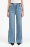 Daze Far Out Hi Rise Wide Leg Jeans In Twinkle In Blue