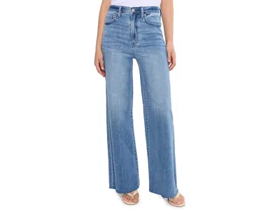 Daze Far Out High-rise Wide Leg In Right On Women's Clothing Right On: 27 32 In Blue