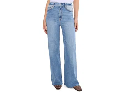 Daze Far Out High-rise Wide Leg In Starry Women's Clothing Starry: 29 32 In Blue