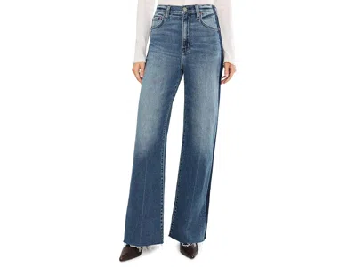 Daze Far Out High-rise Wide Leg In Tuxedo Women's Clothing Tuxedo: 28 32, Cotton/denim/polyester In Multi