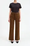Daze Far Out High Waist Wide Leg Jeans In Multi