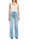 Daze Far Out Wide Leg Jeans In Blooming Vintage In Multi