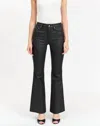 Daze The Heartbreaker Coated Faux Leather Flare Jeans