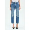 Daze High Street Crop Jeans In Wide Awake Vintage