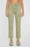 Daze High Waist Crop Cargo Jeans