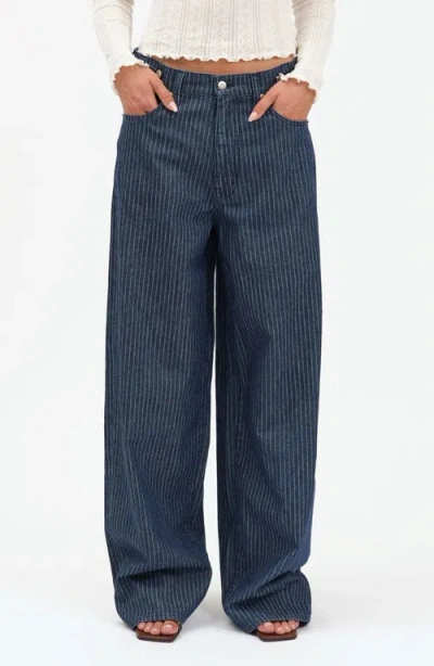 Daze Highland Wide Leg Jeans In Blue