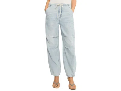 Daze Jet Set Jogger Drawcord Pants In Ily In Blue