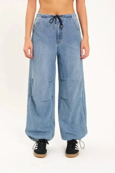 Daze Jetset Drawcord Jogger Pant In That Girl In Blue
