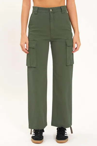 Daze Justice Cargo Pants In Grass