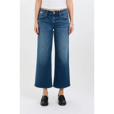 Daze Keeper Wide Leg Jeans In Blue