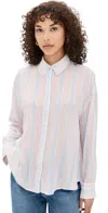 Daze Lotus Shirt Cotton Candy Stripe In Multi
