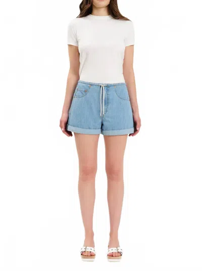 Daze Maddie Mid Rise Shorts In Whimsey In Multi