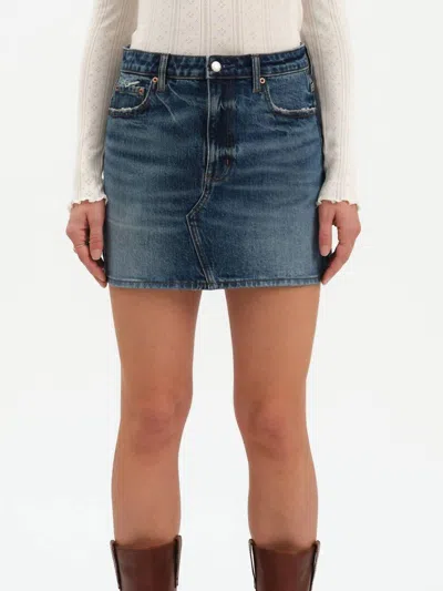 DAZE MALIBU MINI SKIRT IN AUTHENTIC