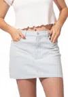 Daze Malibu Mini Skirt In Blue Bell Stripe In Multi