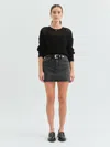 Daze Malibu Mini Skirt In Spade In Blue