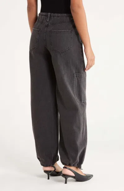Daze Mirage Drawstring Hem Jeans In Eclipse