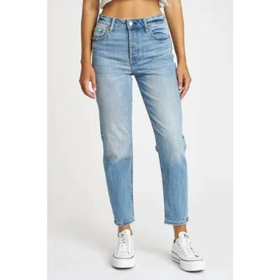 Daze Mom Jeans In Fools Gold In Blue