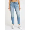 Daze Mom Jeans In Fools Gold In Blue