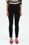 Daze Moneymaker Crop Skinny Jeans In Black