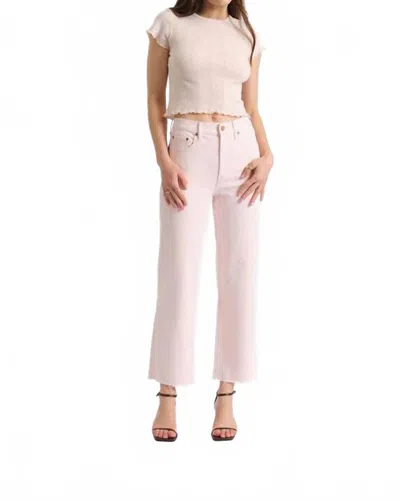 Daze Pretty High Rise Jeans In Pink