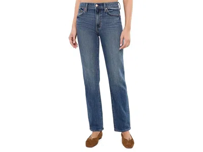 Daze Rebel Mid-rise Slim Straight In Surge Women's Clothing Surge: 30 31, Denim In Blue