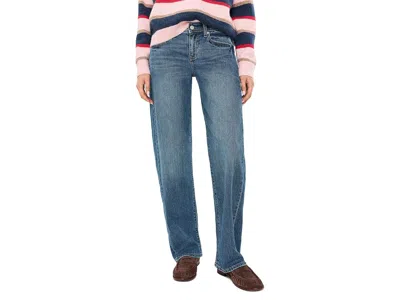 Daze Replay Low Rise V-waist Soft Barrel In Almost Home Women's Clothing Almost Home: 28 32, Cotton/denim In Blue