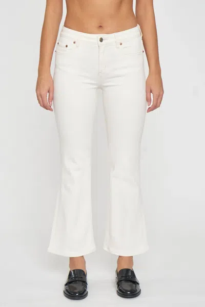DAZE RUNAWAY CROP FLARE JEANS IN AFFECTIONATE