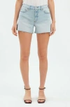 Daze Sedona High Waist Cutoff Denim Shorts In Swoon