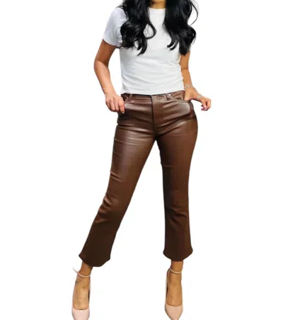 Daze Shy Girl Coated Espresso In Brown