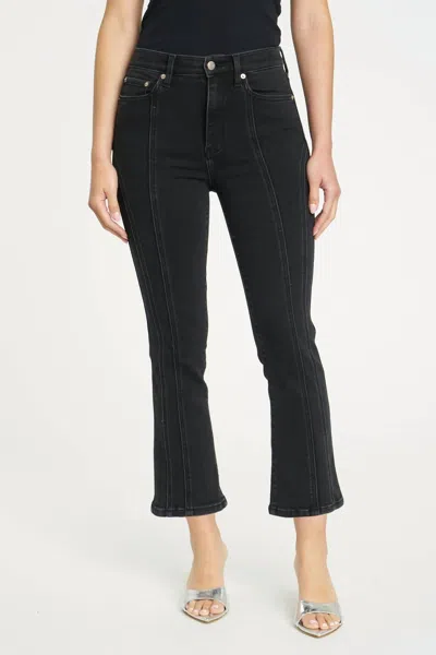 Daze Shy Girl High Rise Crop Flare Jeans In Superstar In Multi