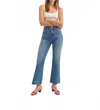 Daze Soho High Rise Ankle Flare Jeans In All Mine Vintage In Blue