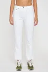 Daze Straight Up High Rise Jean In Marshmallow Vintage In Multi
