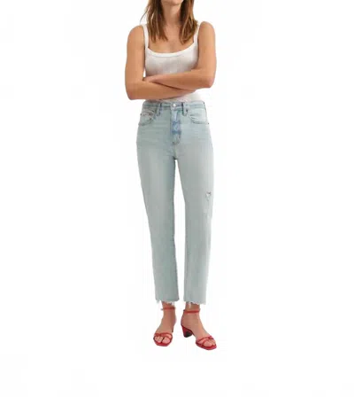 Daze Straight Up Straight Leg Jean In Swoon Vintage In Multi