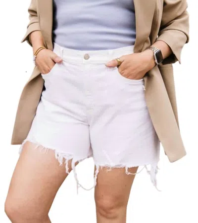 DAZE SUNDAZE HIGH RISE SHORT IN MARSHMALLOW