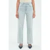 Daze Sun High Waist Straight Leg Jeans In Lost Love