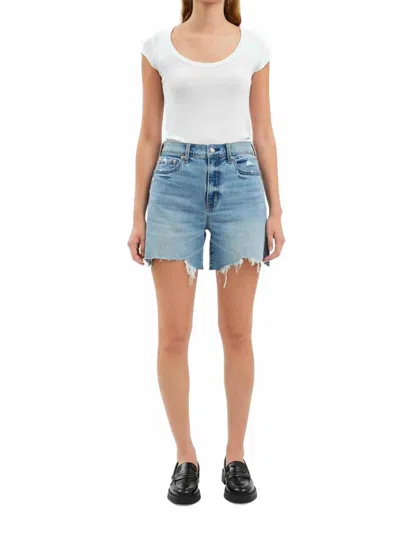 Daze Sun Short In Marina Distressed In Multi