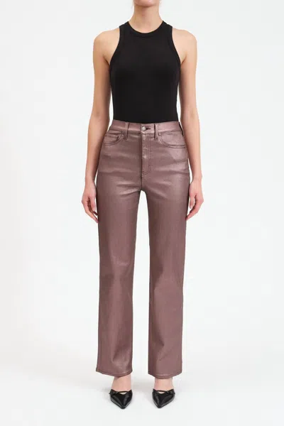 DAZE SUNDAZE STRAIGHT JEANS IN COATED PENNY